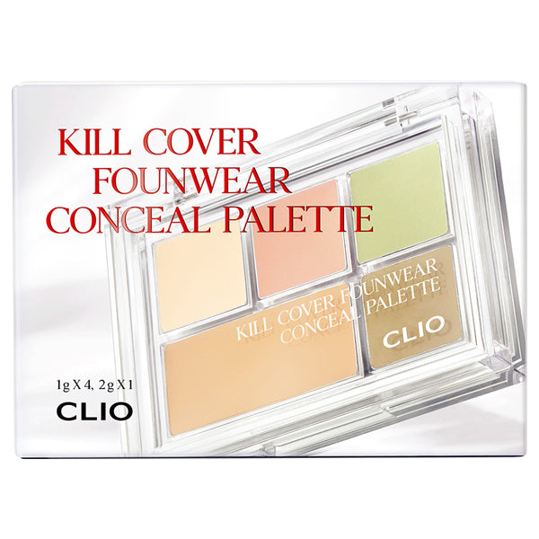CLIO Kill Cover Fanwear Conceal Palette (02 Delight)×4 + 2g×1