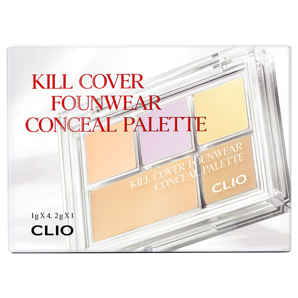 CLIO Kill Cover Fanwear Conceal Palette (01 Pure Joy)×4 + 2g×1