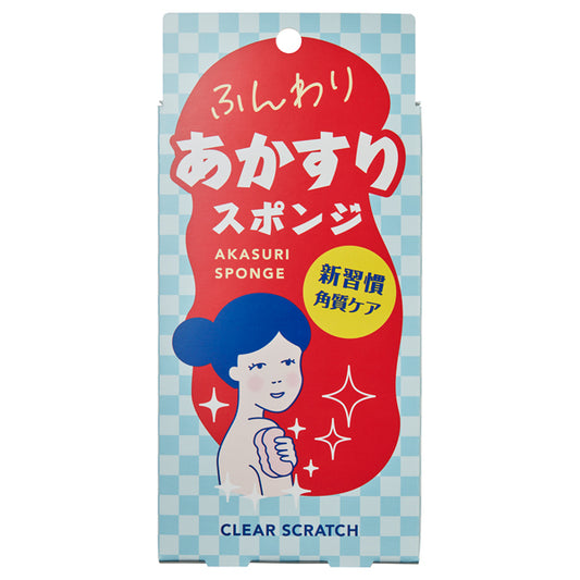 clear scratch Akasuri Sponge, 58g