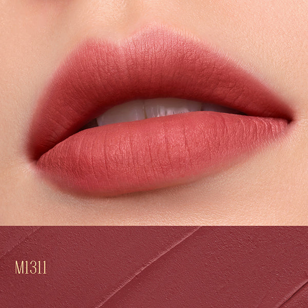 Huaxizi Hundred Flowers Concentric Tablet Carved Lip, M1311 Coral Pink, 3.8g