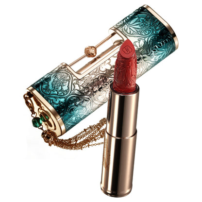 Huaxizi Hundred Flowers Concentric Tablet Carved Lip, M1314 Maple Color, 3.8g