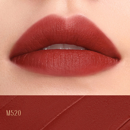 Huaxizi Hundred Flowers Concentric Tablet Carved Lip, M520 Momiji Red, 3.8g