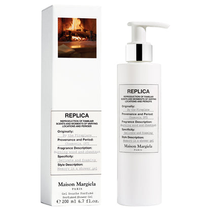 Replica Shower Gel By the Fireplace, 200ml, Woody Amber