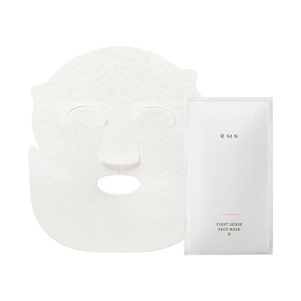 RMK First Sense Face Mask R, 28ml ×1 ×5 sheets (W Rose & Lavender & Bergamot Scent)