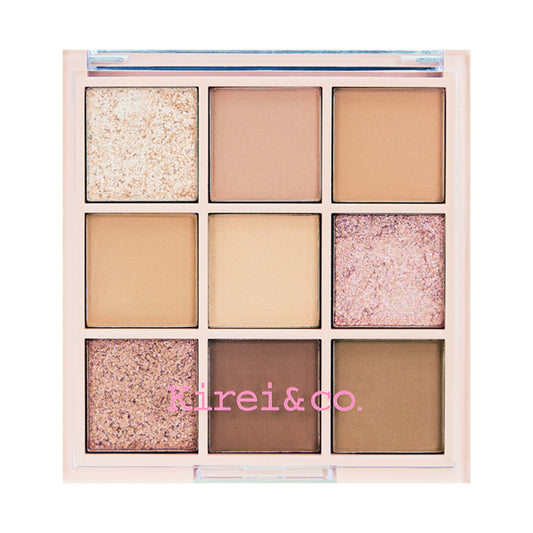 Kirei＆co. Eyeshadow Palette, 05 Milk Beige, 7.8g