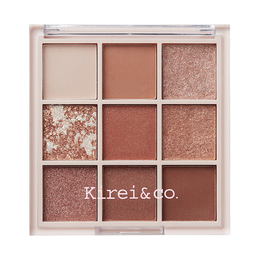 Kirei＆co. Eyeshadow Palette, 02 Caramel Brown
