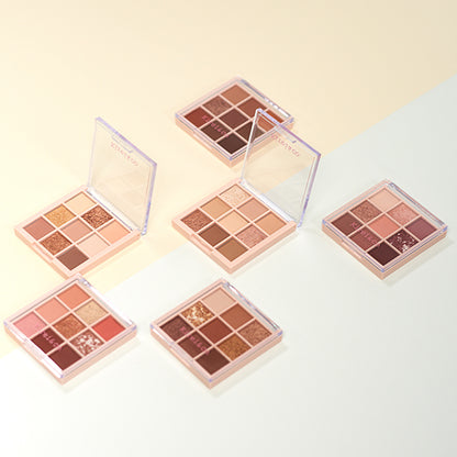 Kirei＆co. Eyeshadow Palette, 02 Caramel Brown