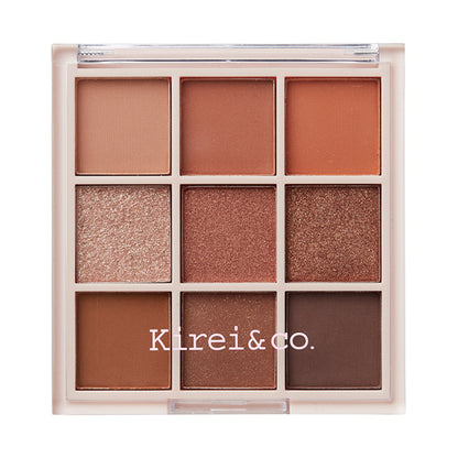 Kirei＆co. Eyeshadow Palette (01 Orange Brown)
