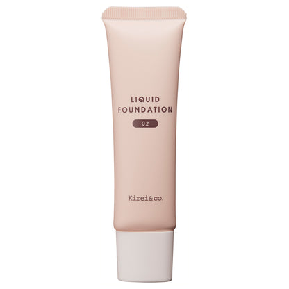Kirei＆co. Liquid Foundation (02 Natural Ochre), 20g