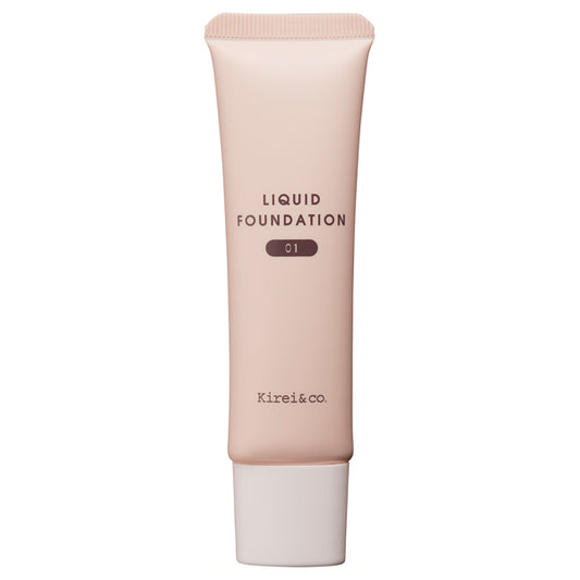 Kirei＆co. Liquid Foundation (01 Light Beige), 20g