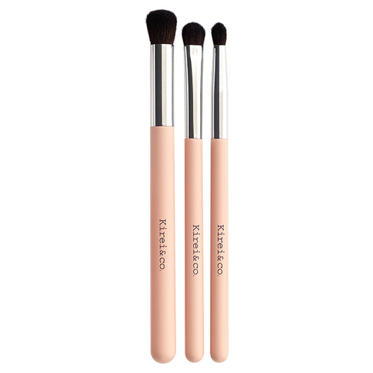 Eyeshadow and point makeup brush set of 3