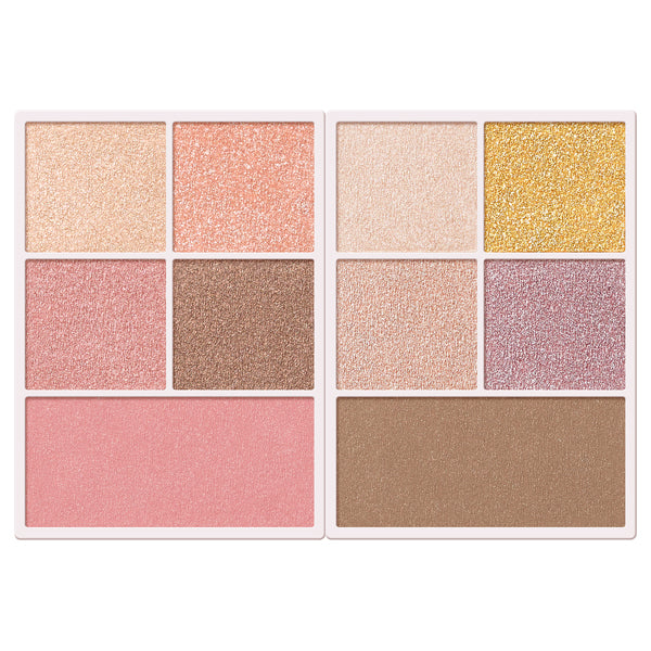 VISEE VISE 30th Glamorous Layered Palette, 01 Feminine Glamor, 13g, Fragrance-free