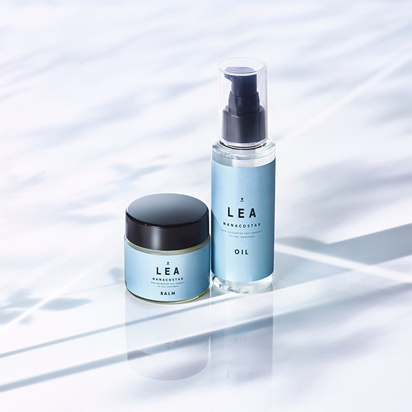 LEA Hair Balm & Hair Oil Gift Box Set, 45g + 100ml, Smooth & Moisturizing, Orange Bergamot