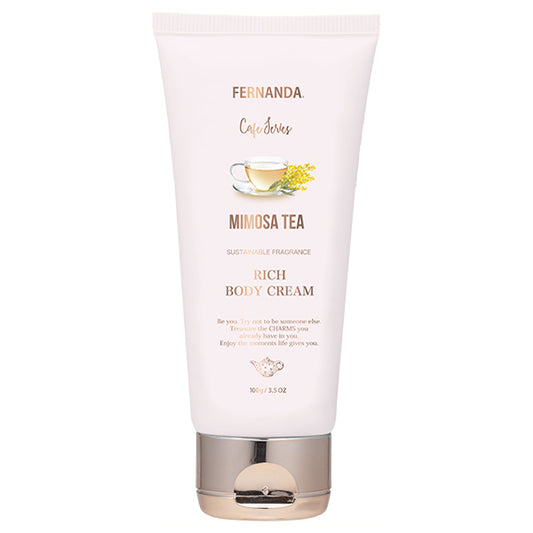 FERNANDA Fragrance Rich Body Cream, 100g, Mimosa Tea