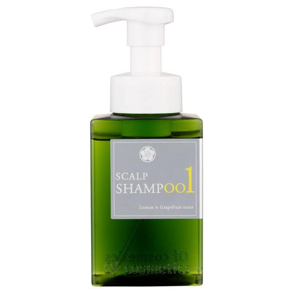 Scalp Foam Shampoo 001, 300ml, Soft and refreshing, Lemon and Grapefruit