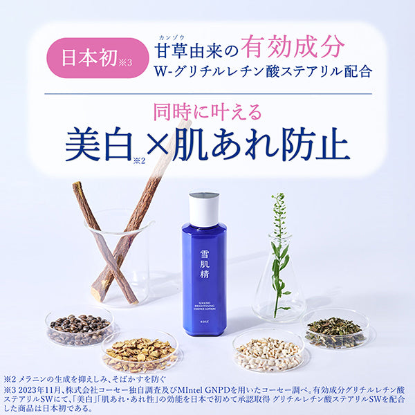 Sekkisei Medicated Sekkisei Brightening Essence Lotion, 200ml (Natural Floral)