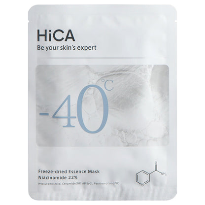 HiCA Freeze-Dried Essence Mask (Niacinamide 22%), 1 sheet