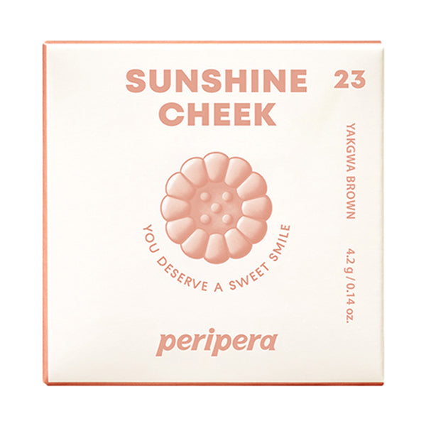 PERIPERA Pure Brushed Sunshine Cheek, 23 Yakga Brown, 4.2g