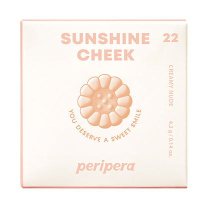 PERIPERA Pure Brushed Sunshine Cheek, 22 Creamy Nude, 4.2g