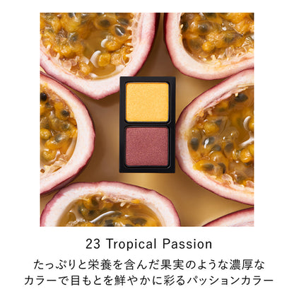 KANEBO Eye Color Duo Refill (23 Tropical Passion), 1.4g