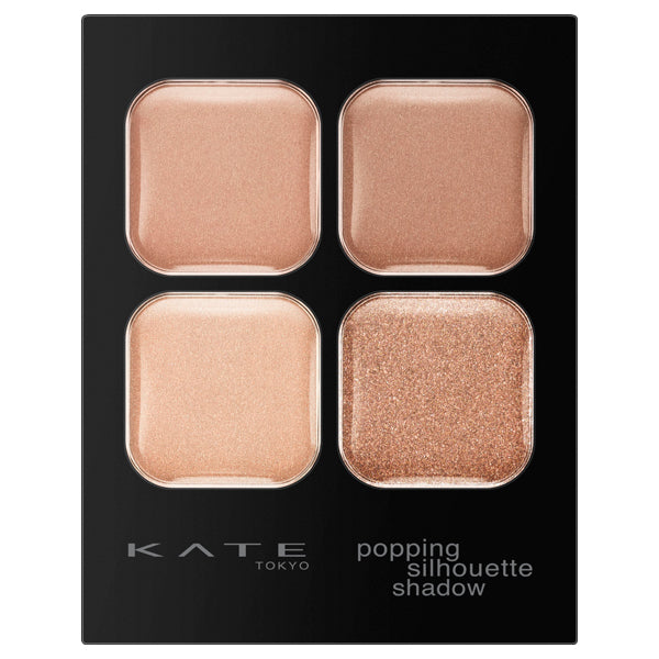 KATE Popping Silhouette Shadow, OR-1 Apricot Pop, 3.6g