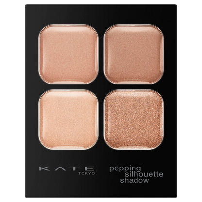 KATE Popping Silhouette Shadow, OR-1 Apricot Pop, 3.6g