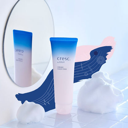 Cresque by Astalift Creamy clear foam, 120g, Fragrance-free