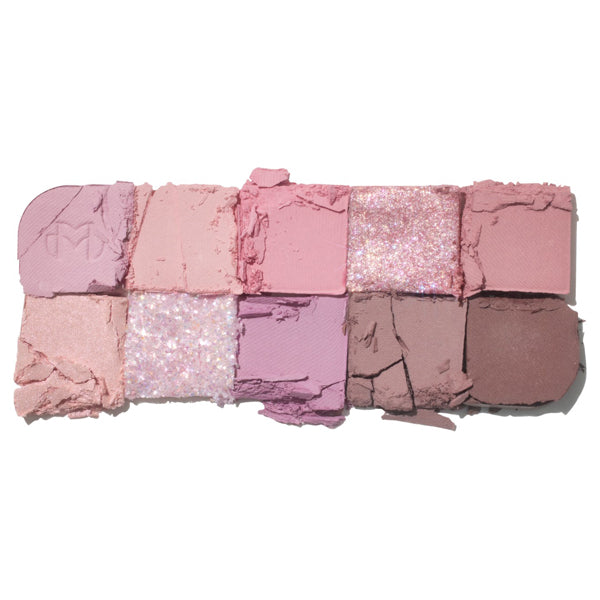 mude Shawl Moment Eyeshadow Palette, 04 Lilac Moment, 7g x 10 types