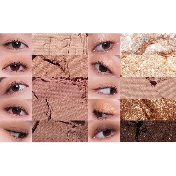 mude Shawl Moment Eyeshadow Palette (01 Warm Memory)
