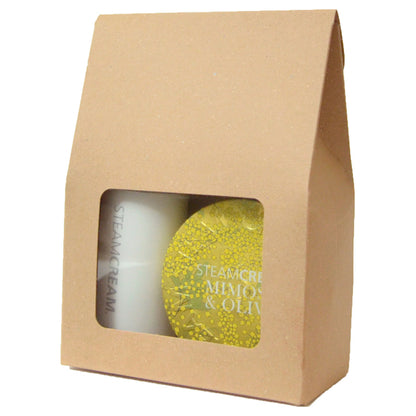 Mimosa & Olive Skincare Set, GS306 Mimosa & Olive Skincare Set, 75g+60ml