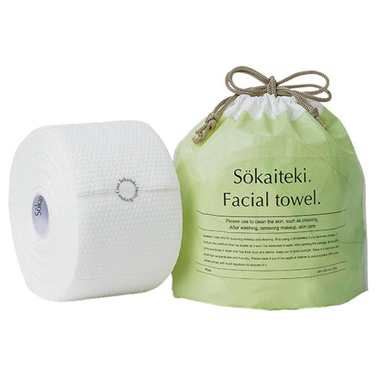 SOKAITEKI Facial Towels Roll Type (Unscented), 275g