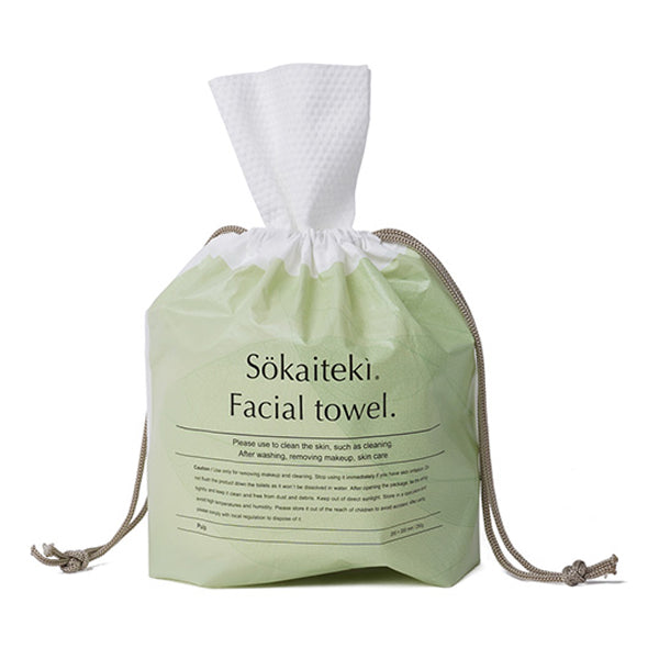 SOKAITEKI Facial Towels Roll Type (Unscented), 275g