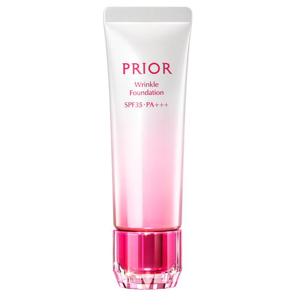 PRIOR Medicated Wrinkle Beauty Corset Foundation, SPF35 PA+++, 3 Dark, 30g, Pleasant aroma bouquet fragrance