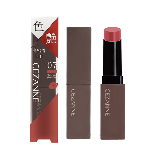 CEZANNE Lip Color Shield, 07 Sweet Rose, 3.7g