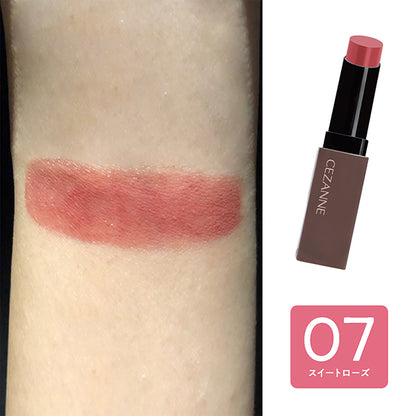 CEZANNE Lip Color Shield, 07 Sweet Rose, 3.7g