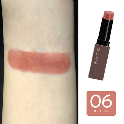 CEZANNE Lip Color Shield, 06 Rose Beige, 3.7g