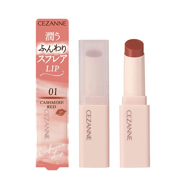 CEZANNE Souffle Lip, 01 Cashmere Red, 4.2g