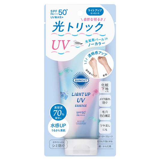 SUNCUT Light Up UV Essence SPF50+ PA++++, 80g (Clear Floral)