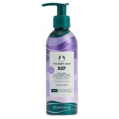 THE BODY SHOP Wellness Hair & Body Wash (Lavender & Vetiver), 200ml