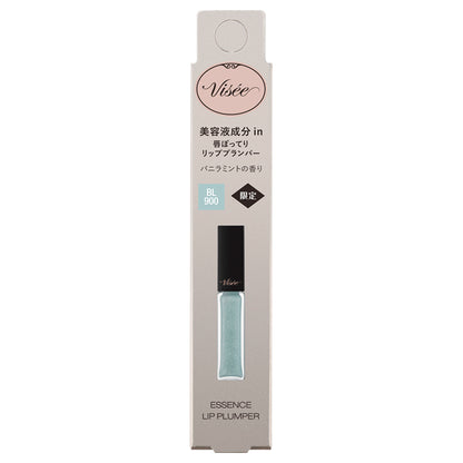 VISEE Essence Lip Plumper, BL900 Crystal Blue, 5.5ml, Vanilla Mint