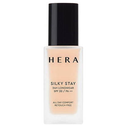 HERA Silky Stay 24H Longwear Foundation EX (Renewed) SPF20 – 21N1 Vanilla, 30g
