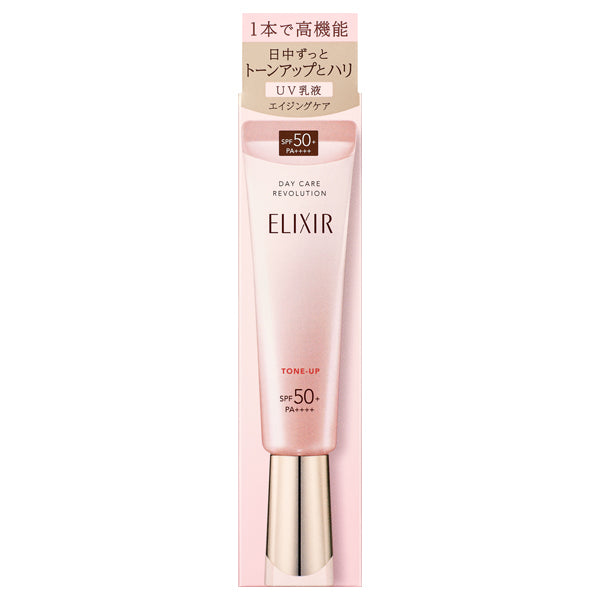 ELIXIR Day Care Revolution Tone Up SP+aa, SPF50+ PA++++, 35g, Relaxing aqua floral scent