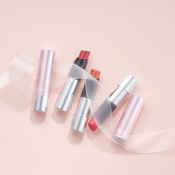 Fujiko No-Lock Lip, 01 Cute Rose, 4.1g, Highly moisturizing and moisturizing
