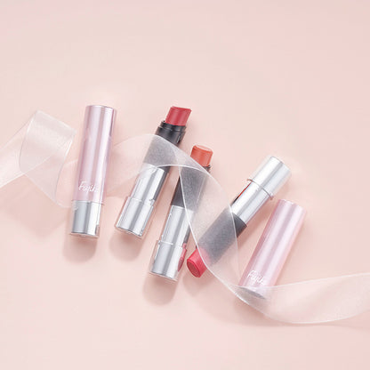 Fujiko No-Lock Lip, 01 Cute Rose, 4.1g, Highly moisturizing and moisturizing