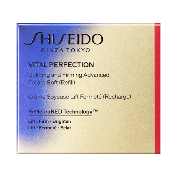 SHISEIDO Vital Perfection Advanced Cream Soft, Refill, 50g, Floral