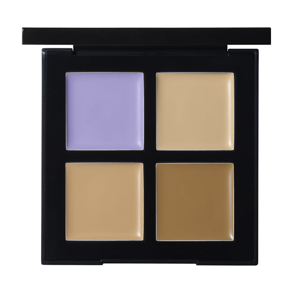 shu uemura Unlimited CCC Quad Concealer, Violet Mauve & Warm Beige, 1.5gx 4