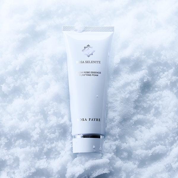 Rosa Selenite Snow Rose Essence Purifying Foam, 100g, Refreshing, Rose