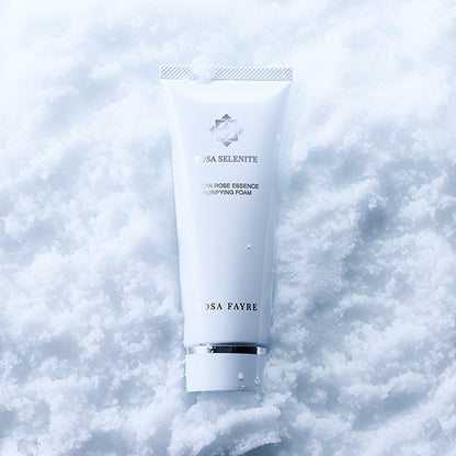 Rosa Selenite Snow Rose Essence Purifying Foam, 100g, Refreshing, Rose