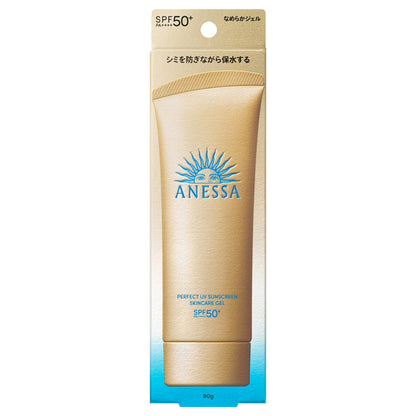 ANESSA Perfect UV Skin Care Gel NA, SPF50+ PA++++, 90g, Fresh, Fruity Floral Scent