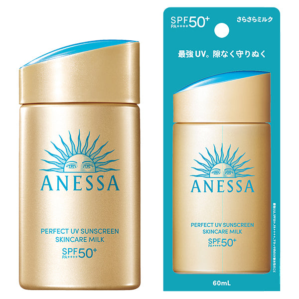 ANESSA Perfect UV Skin Care Milk NA, SPF50+ PA++++, 60ml, Smooth, Fruity Floral Scent